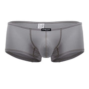 ERGOWEAR Mini Boxer X4D Seamed Pouch Low - Rise Trunks Silver Gray 1593 93 - SexyMenUnderwear.com