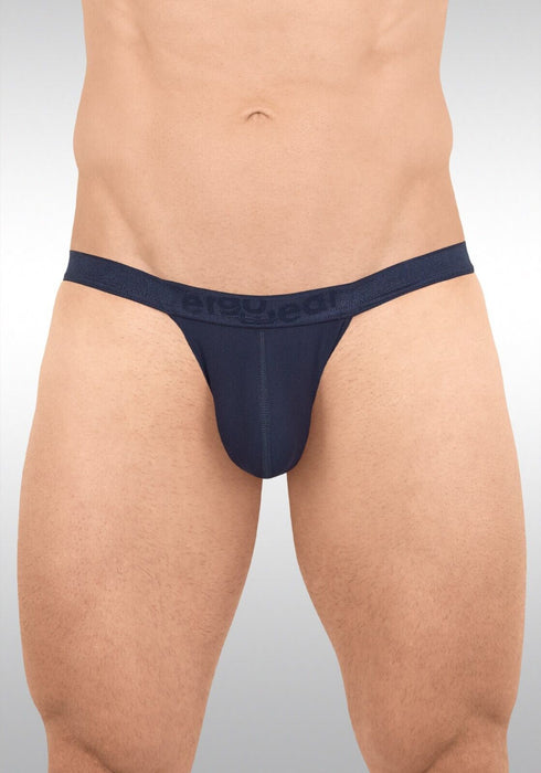 ErgoWear SLK Bikini Briefs Flat Seams 3 - Dimensional Pouch Navy Blue 1653 23 - SexyMenUnderwear.com