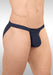 ErgoWear SLK Bikini Briefs Flat Seams 3 - Dimensional Pouch Navy Blue 1653 23 - SexyMenUnderwear.com