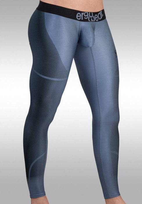 ErgoWear Sports Tight Leggings MAX SE Pants 3D Nose Shaped in Grey/Black 1610 - SexyMenUnderwear.com