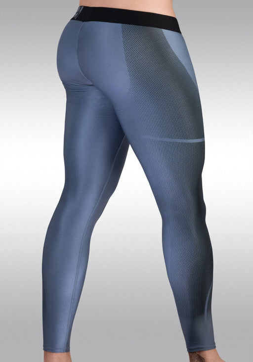 ErgoWear Sports Tight Leggings MAX SE Pants 3D Nose Shaped in Grey/Black 1610 - SexyMenUnderwear.com