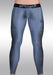 ErgoWear Sports Tight Leggings MAX SE Pants 3D Nose Shaped in Grey/Black 1610 - SexyMenUnderwear.com