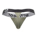 ErgoWear String MAX Flow 3D Pouch Micro - Perforated Thong Smoke Green 1677 - SexyMenUnderwear.com