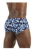 ErgoWear Swimwear FEEL Swim - Trunks 3D Pouch Drawstring Abstract Blue 16983