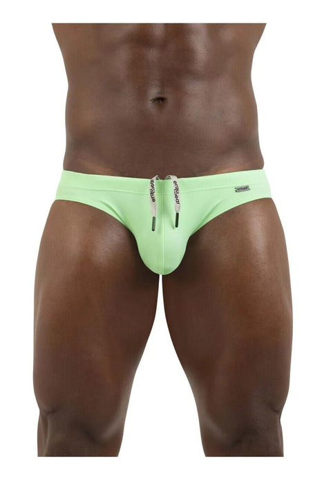 ErgoWear Swimwear SW X4D Swim Bikini Briefs in Bright Green 1692 - SexyMenUnderwear.com