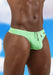 ErgoWear Swimwear SW X4D Swim Thongs in Bright Green 1691 - SexyMenUnderwear.com