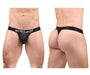 ErgoWear Thong MAX Flow 3D Pouch Micro - Perforated Men G - String Black 16873