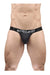 ErgoWear Thong MAX Flow 3D Pouch Micro - Perforated Men G - String Black 1687 - SexyMenUnderwear.com