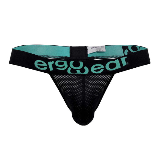 ErgoWear Thong MAX Mesh Sports Black Thongs 13871