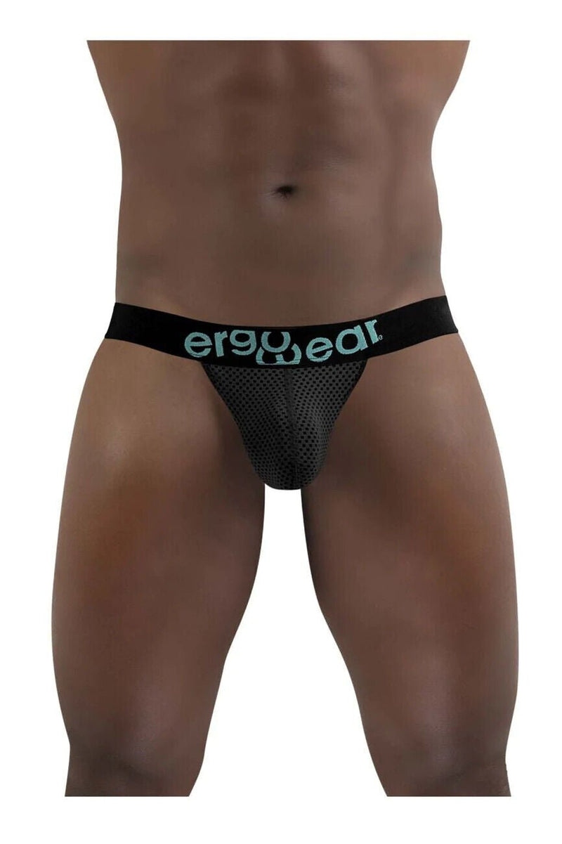 ErgoWear Thong MAX Mesh Sports Black Thongs 13874