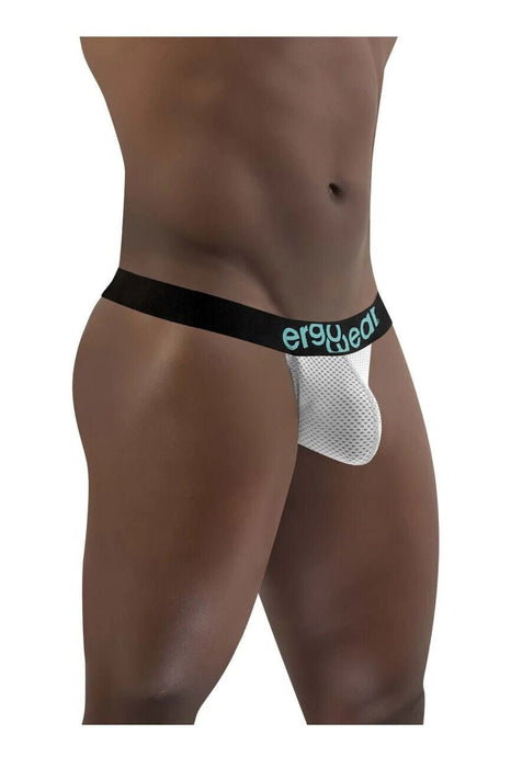 ErgoWear Thong MAX Mesh Sports Light Gray Thongs 1391 - SexyMenUnderwear.com