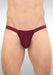 ErgoWear Thong SLK Hyper - Soft 3Dimensional Pouch Burgundy Red 1656 6 - SexyMenUnderwear.com