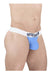 ErgoWear Thongs MAX Cotton Lightweight Men Thong in Light Blue 1711 - SexyMenUnderwear.com