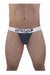 ErgoWear Thongs MAX Cotton Sports Edge Low - Rise Thong Navy Blue 1470 90 - SexyMenUnderwear.com