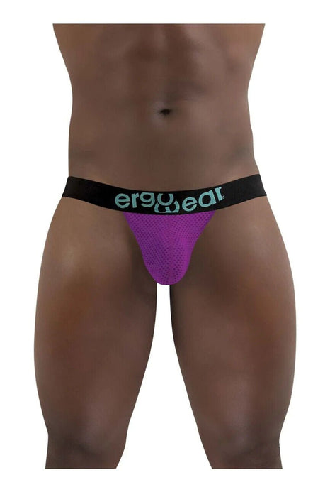 ErgoWear Thongs MAX Mesh Sports Thong Purple 1395 - SexyMenUnderwear.com