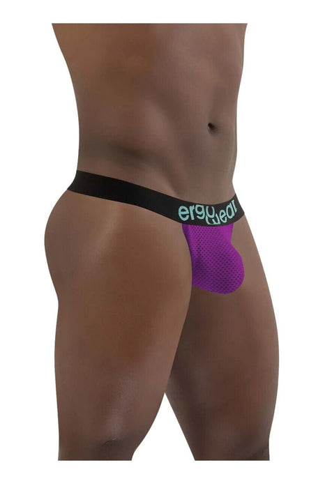 ErgoWear Thongs MAX Mesh Sports Thong Purple 1395 - SexyMenUnderwear.com