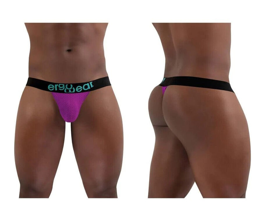 ErgoWear Thongs MAX Mesh Sports Thong Purple 1395 - SexyMenUnderwear.com