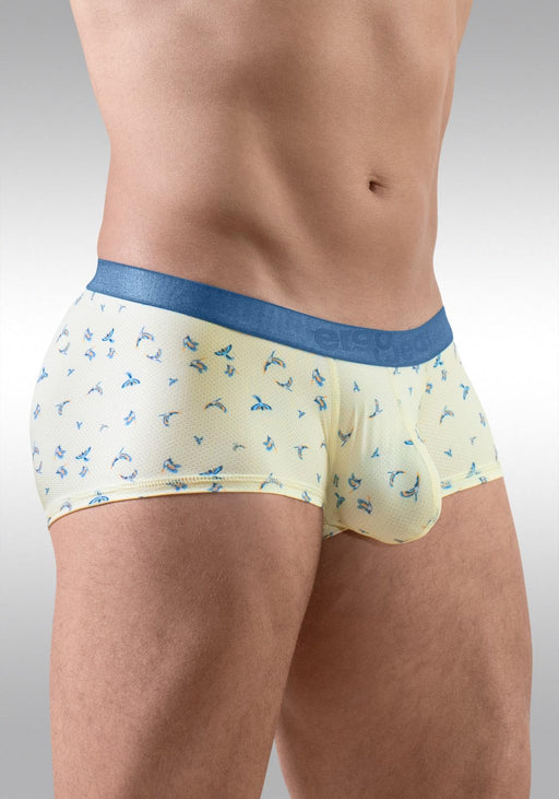 ErgoWear Trunks SLK SE Micro - Mesh Boxer in Vanilla Birds 1770 1072