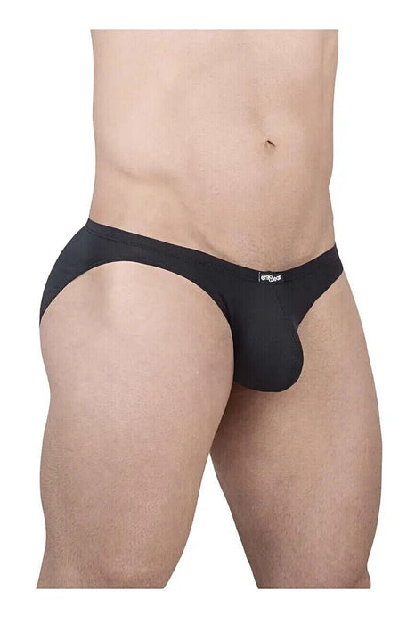 ErgoWear X4D Bikini Briefs Low - Rise Ergonomically Shaped Pouch in Black 1700 - SexyMenUnderwear.com