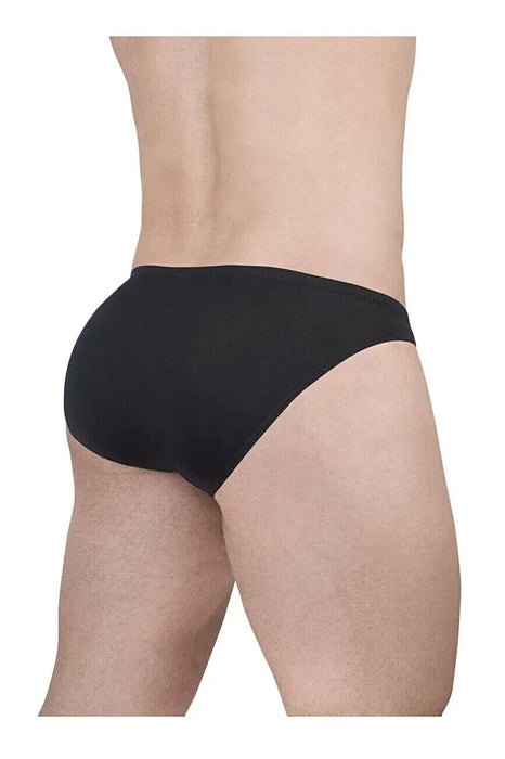 ErgoWear X4D Bikini Briefs Low - Rise Ergonomically Shaped Pouch in Black 1700 - SexyMenUnderwear.com