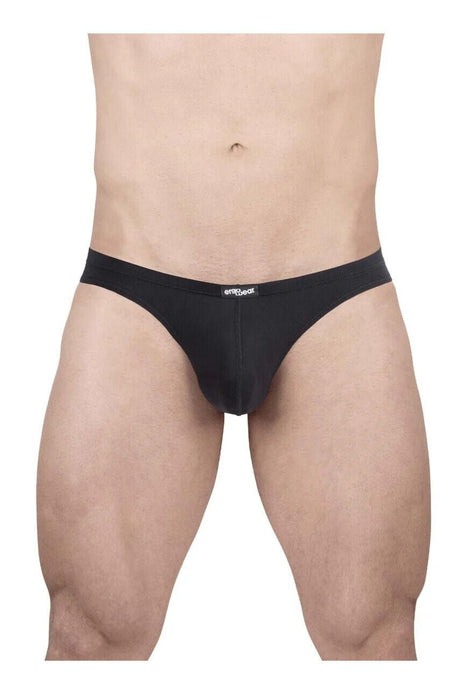 ErgoWear X4D Bikini Briefs Low - Rise Ergonomically Shaped Pouch in Black 1700 - SexyMenUnderwear.com