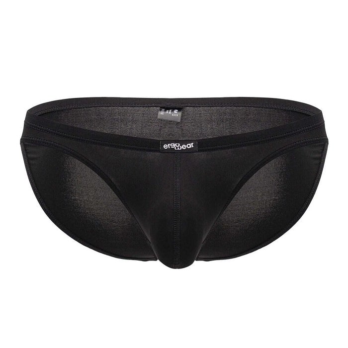 ErgoWear X4D Bikini Briefs Low - Rise Ergonomically Shaped Pouch in Black 1700 - SexyMenUnderwear.com