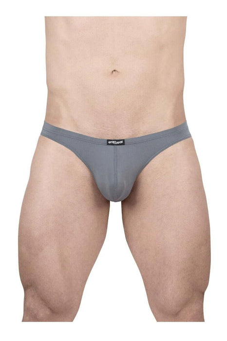 ErgoWear X4D Low Rise Bikini - Briefs Ergonomically Shaped Pouch in Gray 1704 - SexyMenUnderwear.com