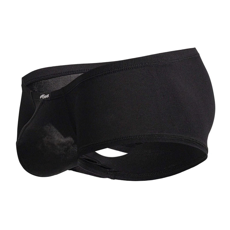 ErgoWear X4D Mini Boxer Trunks 3D - Seamed Pouch in Black 17014