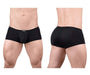 ErgoWear X4D Mini Boxer Trunks 3D - Seamed Pouch in Black 1701 - SexyMenUnderwear.com