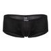 ErgoWear X4D Mini Boxer Trunks 3D - Seamed Pouch in Black 1701 - SexyMenUnderwear.com