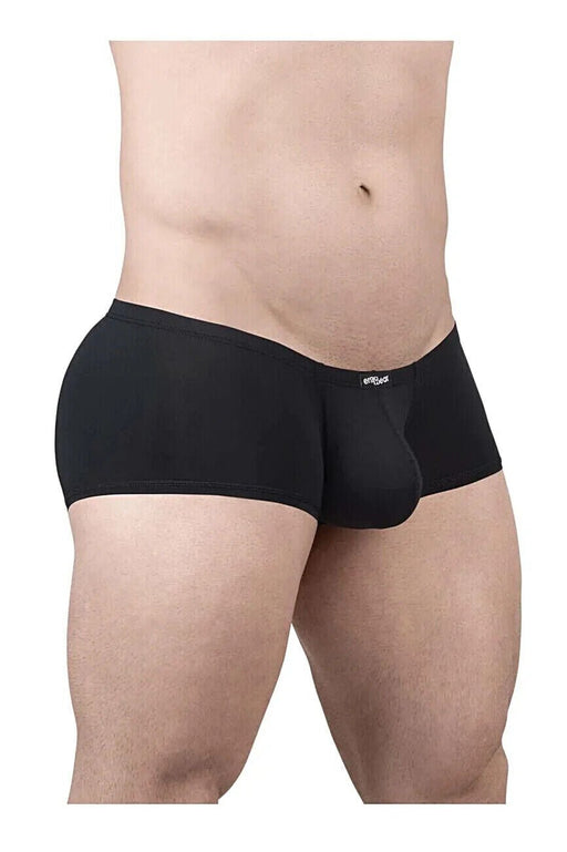 ErgoWear X4D Mini Boxer Trunks 3D - Seamed Pouch in Black 1701 - SexyMenUnderwear.com