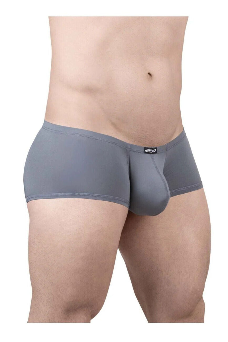ErgoWear X4D Mini Boxer Trunks 3D - Seamed Pouch in Gray 17054