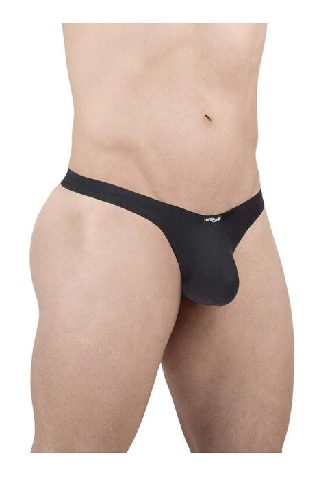 ErgoWear X4D Thongs Quick Dry and Resilient Soft Thong in Black 1699 - SexyMenUnderwear.com