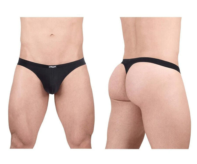 ErgoWear X4D Thongs Quick Dry and Resilient Soft Thong in Black 16992