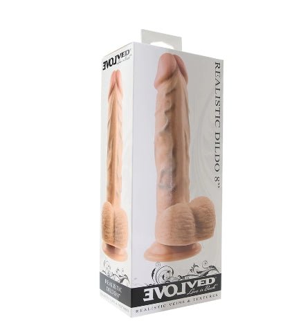 EVOLVED Realistic Dildo VEINS 8'' SX5 - SexyMenUnderwear.com