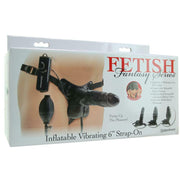 Fantasy Inflatable Strap - On Vibrator Adjustable Vibrating 6" 41