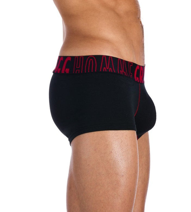 XS Gregg Homme Boxer Target Trunk Silky Underwear Black 110355 32