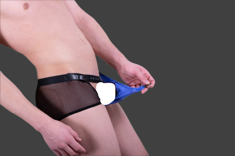 Gregg Homme Boxer Briefs Sexy Chaser C - Ring Detachable Pouch Blue 141005 1271