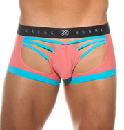 Gregg Homme Boxer SLINGSHOT Sheer Boxer Briefs in Coral 200205 G995