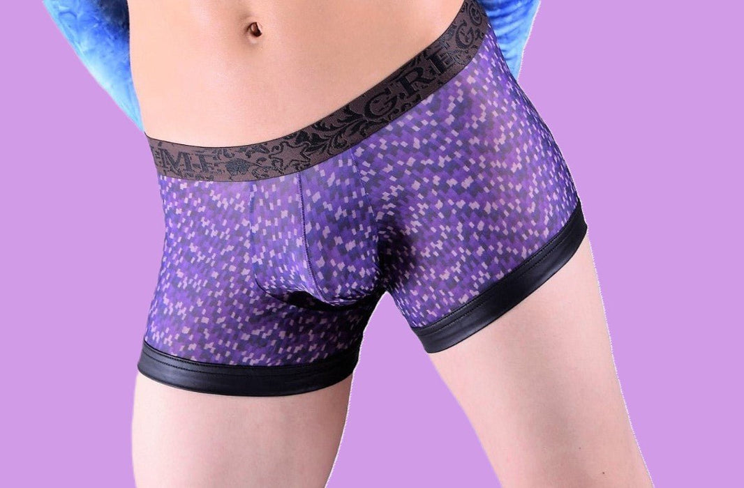 Gregg Homme Second Skin Boxer Ubass Trunk Purple 141005 162