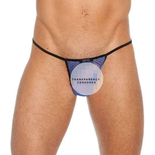 GREGG HOMME T - Back Strings Beyond Doubt Net Mesh G - String Royal 110214 1531