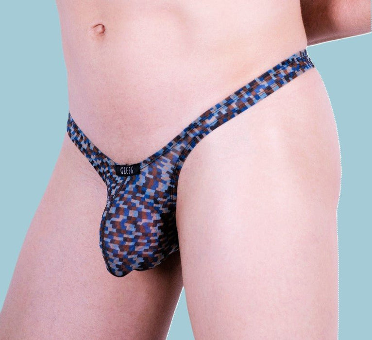 GREGG HOMME Thong Second - Skin C - Ring Sun Tanning Sheer Tan R143004 17A - SexyMenUnderwear.com