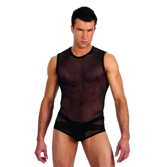 GREGG HOMME X - Rated Tank MAXIMIZER Muscle Top Black 85022 GT1 - SexyMenUnderwear.com