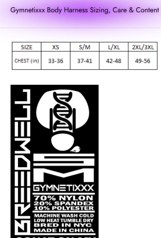 BREEDWELL Gymnetixxx Body Harness Reflective Over Print Secret Pocket in Red 8