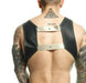 Harness MOB DNGEON Faux - Leather CropTop C - Ring Harness Goldeneye DMBL08 - SexyMenUnderwear.com