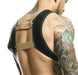 Harness MOB DNGEON Faux - Leather CropTop C - Ring Harness Goldeneye DMBL08 - SexyMenUnderwear.com