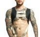 Harness MOB DNGEON Faux - Leather CropTop C - Ring Harness Goldeneye DMBL08 - SexyMenUnderwear.com