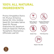 Hemp Seed Massage & Body Oil - 8 fl.oz. Nourishing, Moisturizing Massage Oil4