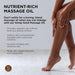 Hemp Seed Massage & Body Oil - 8 fl.oz. Nourishing, Moisturizing Massage Oil - SexyMenUnderwear.com