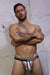 Jockstrap BREEDWELL Locker - Room Jock Molded Metal Buckles in Navy Blue White4